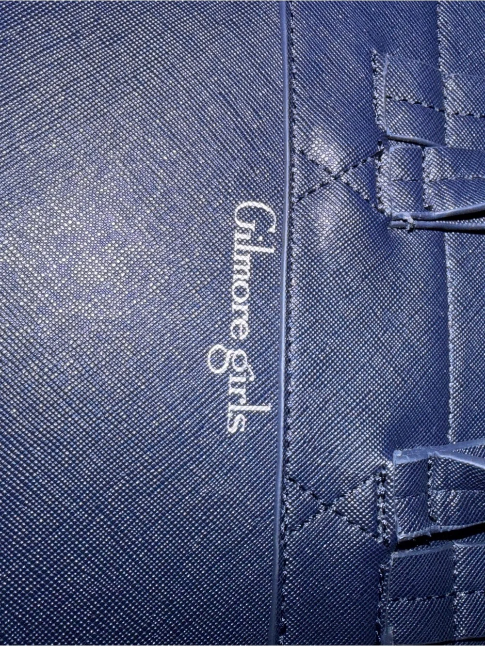 EUC Gilmore Girls Chilton Academy Mini Backpack Warner Bros WB Drawstring Flap